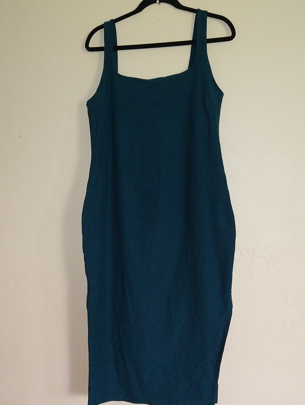 Beyond Yoga Sleeveless Teal Bodycon Dress Size Extra Large